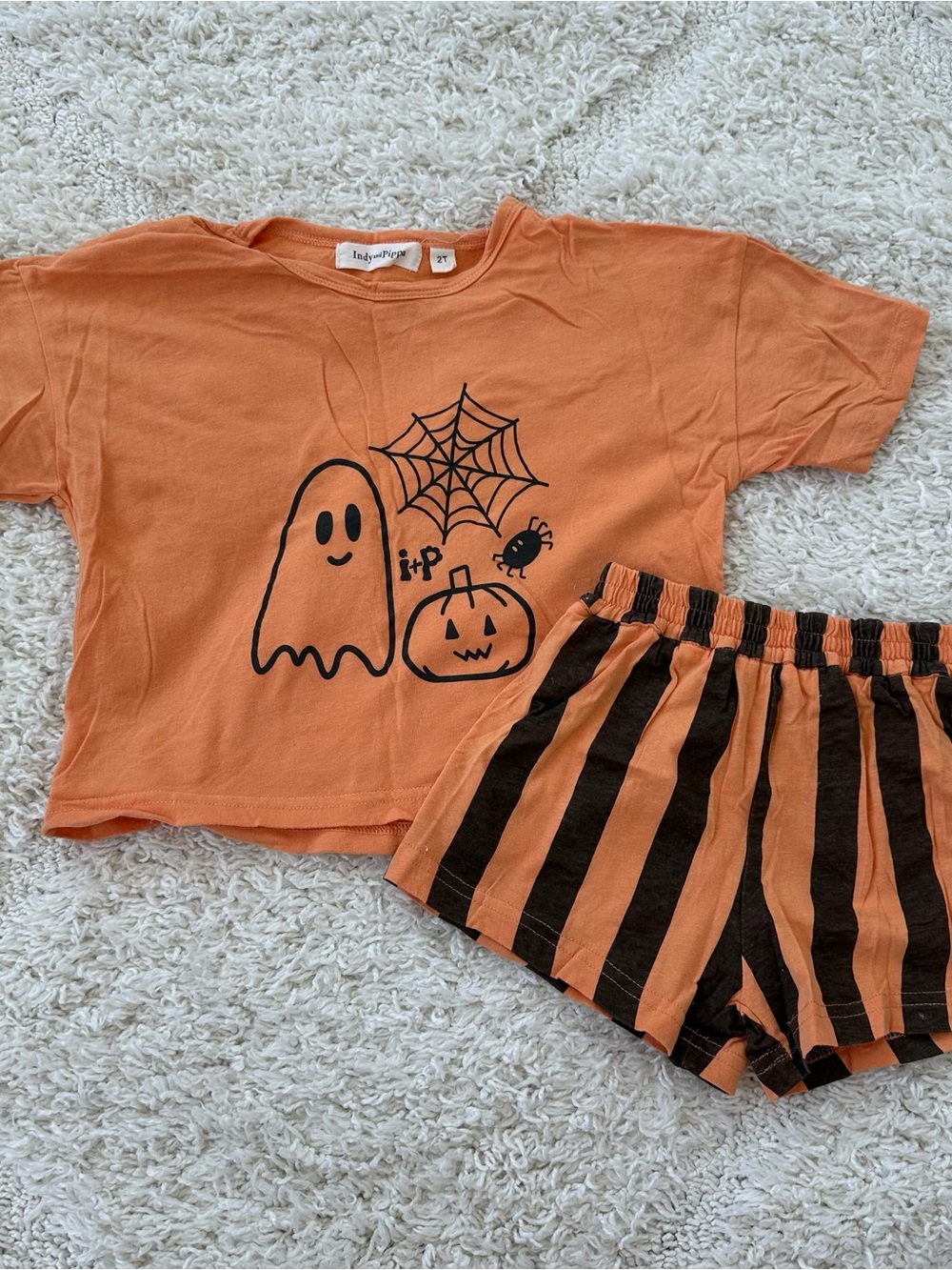 Indy & Pippa Creamsicle Spooky Stripe Daydreamer